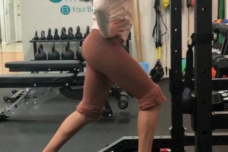 Woman performing an exercise